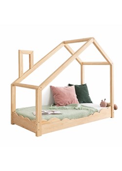 Drewniane łóżko dziecięce domek T3-T13 ze sklepu Edinos.pl w kategorii Łóżka i materace - zdjęcie 189217708