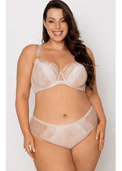 Koronkowe figi damskie beżowe Monaco 19245, Kolor beżowy, Rozmiar 2XL, Mediolano ze sklepu Intymna w kategorii Majtki damskie - zdjęcie 189217778