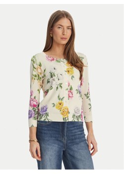 Luisa Spagnoli Kardigan Contesto 100300 Beżowy Slim Fit ze sklepu MODIVO w kategorii Swetry damskie - zdjęcie 189218567