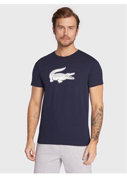 Lacoste T-Shirt TH2042 Granatowy Regular Fit ze sklepu MODIVO w kategorii T-shirty męskie - zdjęcie 189218577