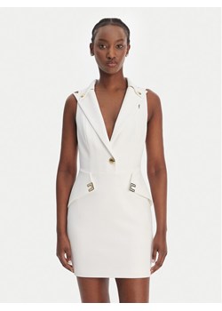 Elisabetta Franchi Sukienka koktajlowa AB-924-61E2-V520 Biały Regular Fit ze sklepu MODIVO w kategorii Sukienki - zdjęcie 189218585