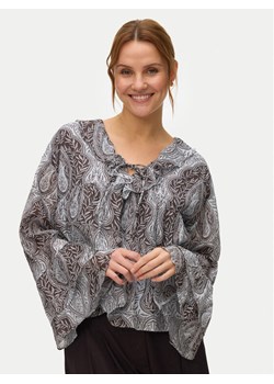 Vero Moda Bluzka Tara 10346962 Błękitny Regular Fit ze sklepu MODIVO w kategorii Bluzki damskie - zdjęcie 189218625