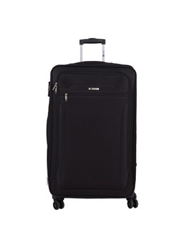 czarna walizka duża materiałowa miękka 80 cm  z poszerzeniem ze sklepu Słoń Torbalski w kategorii Walizki - zdjęcie 189219246