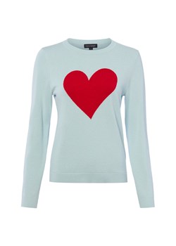 Franco Callegari Sweter damski z dzianiny Kobiety Bawełna (100%) miętowy nadruk ze sklepu vangraaf w kategorii Swetry damskie - zdjęcie 189219269