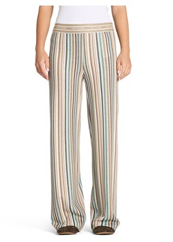 Cambio Spodnie - Allison Kobiety beżowy w paski ze sklepu vangraaf w kategorii Spodnie damskie - zdjęcie 189219276