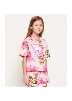 Guess T-shirt | Regular Fit ze sklepu Gomez Fashion Store w kategorii Bluzki dziewczęce - zdjęcie 189219598
