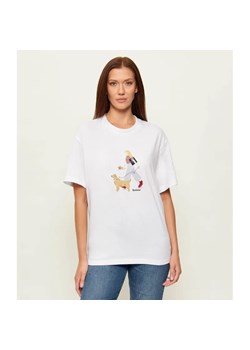 Barbour T-shirt Derwent | Regular Fit ze sklepu Gomez Fashion Store w kategorii Bluzki damskie - zdjęcie 189219837