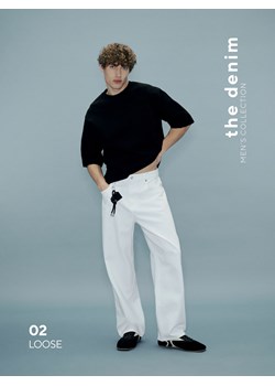 Reserved - Jeansy loose fit - złamana biel ze sklepu Reserved w kategorii Jeansy męskie - zdjęcie 189221029