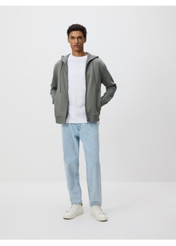 Reserved - Rozpinana bluza z kapturem - jasny zielony ze sklepu Reserved w kategorii Bluzy męskie - zdjęcie 189221068