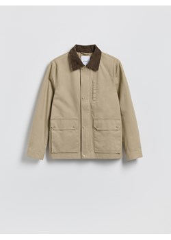 Reserved - Kurtka z kołnierzem - beżowy ze sklepu Reserved w kategorii Kurtki męskie - zdjęcie 189221096