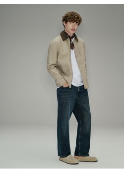 Reserved - Kurtka z kołnierzem - beżowy ze sklepu Reserved w kategorii Kurtki męskie - zdjęcie 189221098