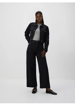 Reserved - Bawełniany top - jasnoszary ze sklepu Reserved w kategorii Bluzki dziewczęce - zdjęcie 189221147