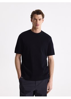 Reserved - Sweter z krótkim rękawem - czarny ze sklepu Reserved w kategorii Swetry męskie - zdjęcie 189221186