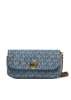 Torebka MICHAEL Michael Kors 32S6GY5C1B Niebieski ze sklepu eobuwie.pl w kategorii Listonoszki - zdjęcie 189222569