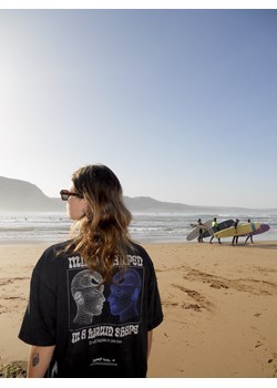 Mind Warped Tee - Acid Black ze sklepu Surf Inc w kategorii Bluzki damskie - zdjęcie 189223209