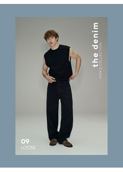 Reserved - Jeansy loose z efektem sprania - czarny ze sklepu Reserved w kategorii Jeansy męskie - zdjęcie 189223655