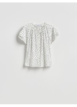 Reserved - Bawełniana bluzka - wielobarwny ze sklepu Reserved w kategorii Bluzki damskie - zdjęcie 189223907