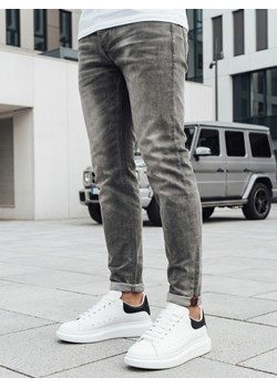 Spodnie męskie jeansowe jasnoszare Dstreet UX4228 ze sklepu DSTREET.PL w kategorii Jeansy męskie - zdjęcie 189224775