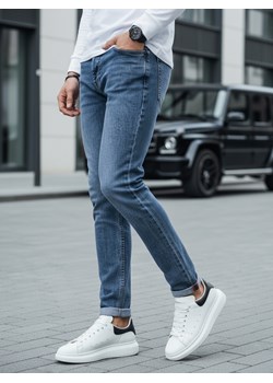 Spodnie męskie jeansowe niebieskie Dstreet UX4238 ze sklepu DSTREET.PL w kategorii Jeansy męskie - zdjęcie 189224776
