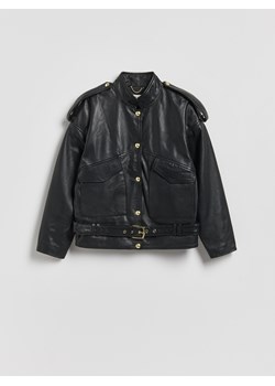 Reserved - Kurtka z owczej skóry - czarny ze sklepu Reserved w kategorii Kurtki damskie - zdjęcie 189224967