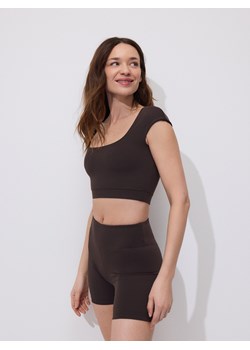 Reserved - Szorty typu kolarki - ciemnobrązowy ze sklepu Reserved w kategorii Szorty - zdjęcie 189225125