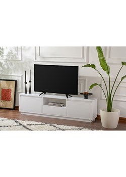 Scandinavia Concept Szafka RTV "Vanguard" w kolorze białym - 160 x 41 x 29,5 cm ze sklepu Limango Polska w kategorii Meble - zdjęcie 189225707