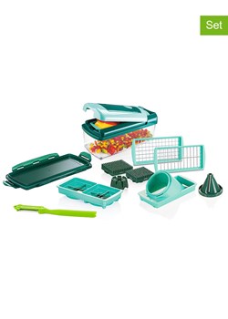Nicer Dicer 13-częściowy zestaw "Nicer Dicer Fusion Smart" w kolorze zielonym ze sklepu Limango Polska w kategorii Akcesoria kuchenne - zdjęcie 189225915