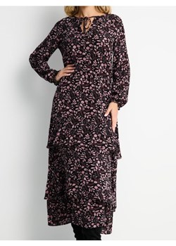 Sinsay - Sukienka midi we wzory - wielobarwny ze sklepu Sinsay w kategorii Sukienki - zdjęcie 189227728