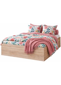 Skandynawskie łóżko z podnoszonym stelażem dąb sonoma 120x200 H0-Z71 ze sklepu Edinos.pl w kategorii Łóżka i materace - zdjęcie 189227945