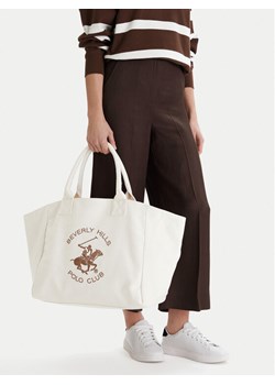 Torebka Beverly Hills Polo Club CWBEO-BHPC-L-017-09 Beżowy ze sklepu eobuwie.pl w kategorii Torby Shopper bag - zdjęcie 189227958