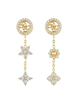 Kolczyki Guess JUBE06 036JW Złoty ze sklepu eobuwie.pl w kategorii Kolczyki - zdjęcie 189228049