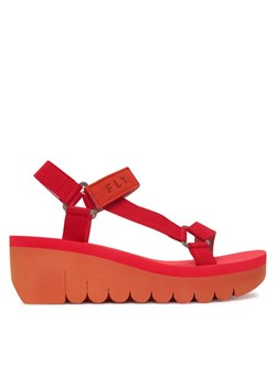 Sandały Fly London Yefafly P144726 Czerwony ze sklepu eobuwie.pl w kategorii Sandały damskie - zdjęcie 189228096