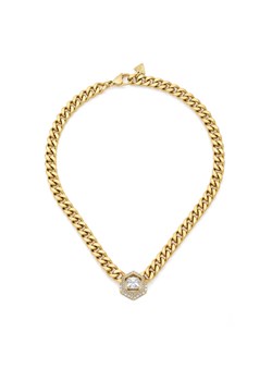 Naszyjnik Guess JUBN06 185JW Złoty ze sklepu eobuwie.pl w kategorii Naszyjniki - zdjęcie 189228117