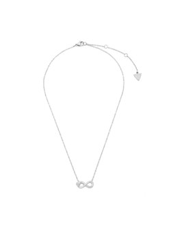 Naszyjnik Guess JUBN06 047JW Srebrny ze sklepu eobuwie.pl w kategorii Naszyjniki - zdjęcie 189228218