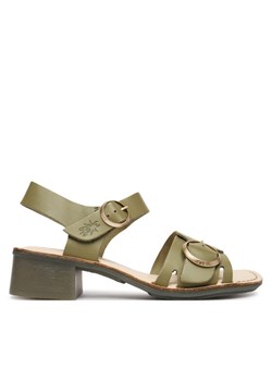 Sandały Fly London Eblifly P145238 Zielony ze sklepu eobuwie.pl w kategorii Sandały damskie - zdjęcie 189228237