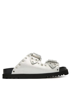 Klapki Scholl Beatriz Ring F00910 Srebrny ze sklepu eobuwie.pl w kategorii Klapki damskie - zdjęcie 189228277