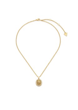 Naszyjnik Guess JUBN06 189JW Złoty ze sklepu eobuwie.pl w kategorii Naszyjniki - zdjęcie 189228286