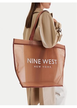 Torebka Nine West CEO-Eloura-LA374-4074 Brązowy ze sklepu eobuwie.pl w kategorii Torby Shopper bag - zdjęcie 189228316