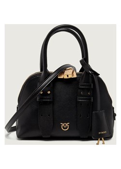 Pinko Skórzany kuferek BOWLING BAG ZIP MINI ze sklepu Gomez Fashion Store w kategorii Kuferki - zdjęcie 189230998