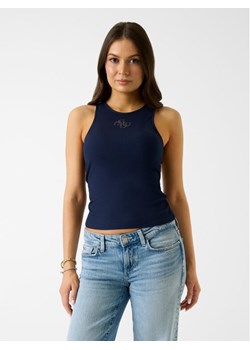 Guess T-Shirt 180724 Niebieski Classic Fit ze sklepu MODIVO w kategorii Bluzki damskie - zdjęcie 189231207