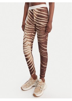 Just Cavalli Legginsy 80PAC100 JS558 Brązowy Skinny Fit ze sklepu MODIVO w kategorii Spodnie damskie - zdjęcie 189231249