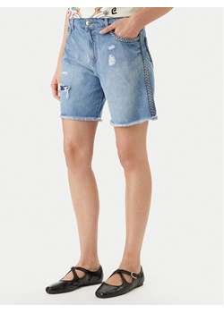 Just Cavalli Szorty jeansowe 80PAD5S5 CDWCD Granatowy Loose Fit ze sklepu MODIVO w kategorii Szorty - zdjęcie 189231255