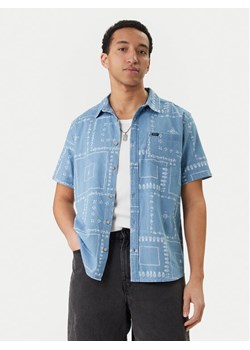 RVCA Koszula Frame Chambray AVYWT00507 Błękitny Regular Fit ze sklepu MODIVO w kategorii Koszule męskie - zdjęcie 189231258