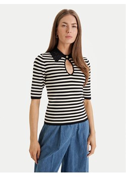 LOLA CASADEMUNT Bluzka LS2615114 Czarny Regular Fit ze sklepu MODIVO w kategorii Bluzki damskie - zdjęcie 189231307