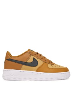Nike Sneakersy Air Force 1 (GS) CT3839 700 Brązowy ze sklepu MODIVO w kategorii Buty sportowe dziecięce - zdjęcie 189231357