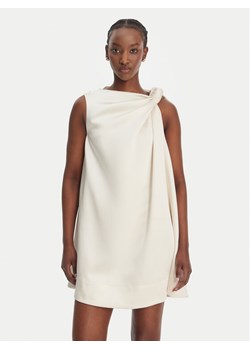 Eleh Sukienka koktajlowa SS260328 Biały Relaxed Fit ze sklepu MODIVO w kategorii Sukienki - zdjęcie 189231379