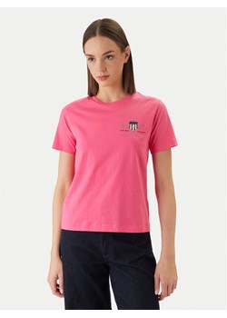 Gant T-Shirt 4200277 Różowy ze sklepu MODIVO w kategorii Bluzki damskie - zdjęcie 189231446