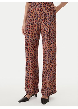 LOLA CASADEMUNT Spodnie palazzo MS2614002 Brązowy Wide Leg ze sklepu MODIVO w kategorii Spodnie damskie - zdjęcie 189231487