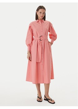 LOLA CASADEMUNT Sukienka koszulowa MS2616039 Koralowy Regular Fit ze sklepu MODIVO w kategorii Sukienki - zdjęcie 189231528
