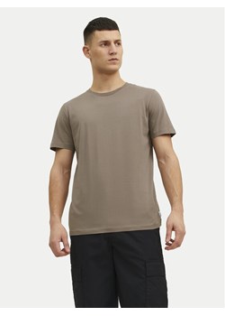 Jack & Jones T-Shirt Organic Basic 12156101 Beżowy Regular Fit ze sklepu MODIVO w kategorii T-shirty męskie - zdjęcie 189231537